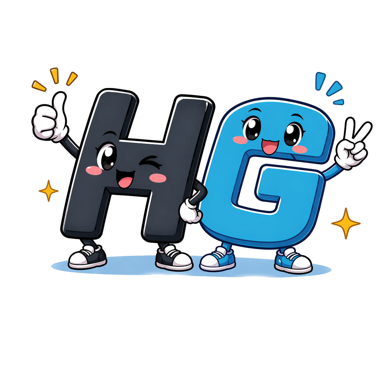 Mascotte Hellogest: H e G