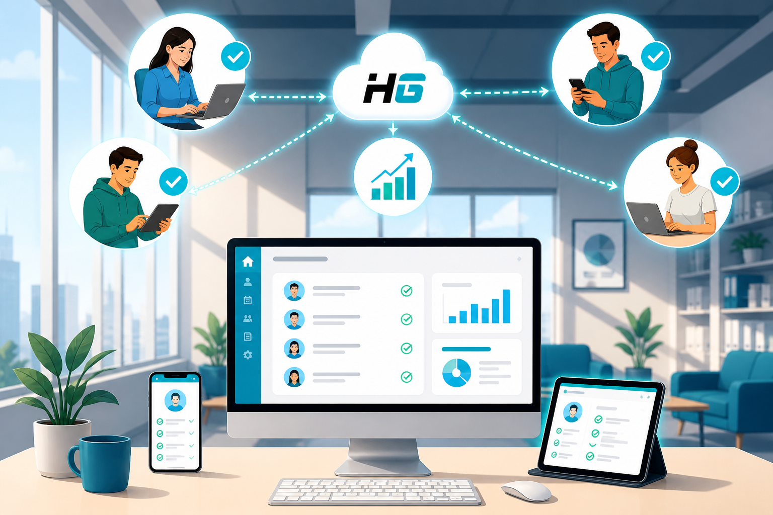 Hellogest: gestione iscrizioni online su desktop, tablet e smartphone